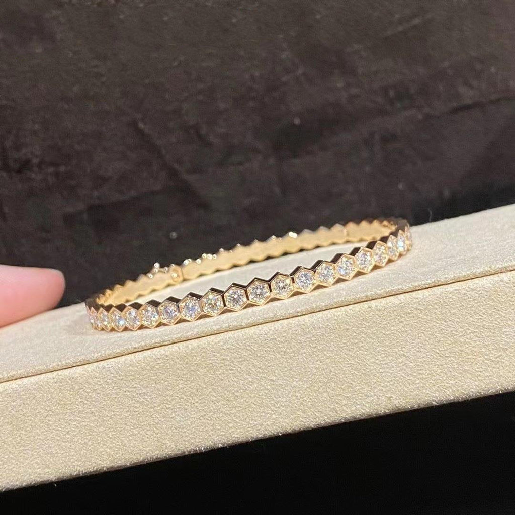 „Dream“BEE LOVE GOLD ARMREIF VOLLEDELSTEIN