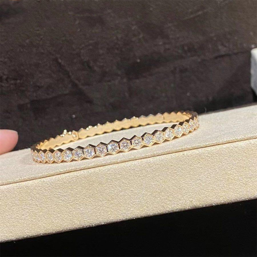 „Dream“BEE LOVE GOLD ARMREIF VOLLEDELSTEIN