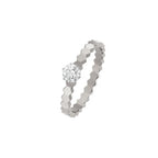 ®Dream®BEE LOVE RING SILVER 1 DIAMOND