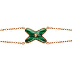 ¡®Dream¡¯JEUX BRACELET MALACHITE PINK GOLD 1 DIAMOND