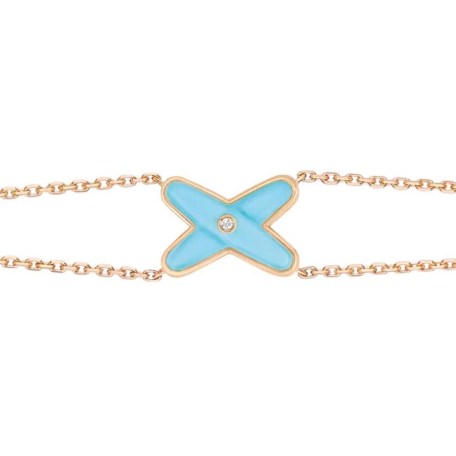 ¡®Dream¡¯JEUX BRACELET TURQUOISE PINK GOLD 1 DIAMOND