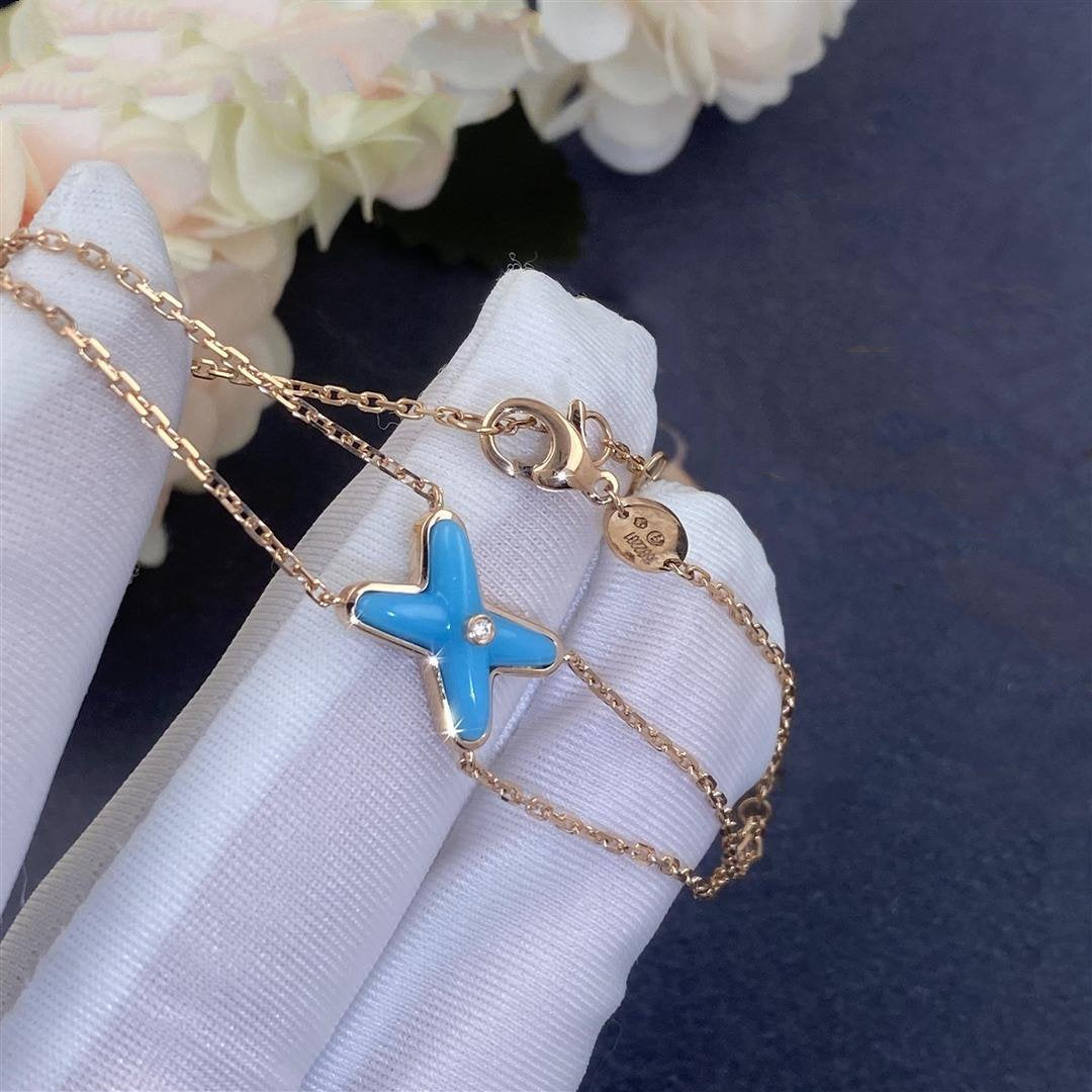 ¡®Dream¡¯JEUX BRACELET TURQUOISE PINK GOLD 1 DIAMOND