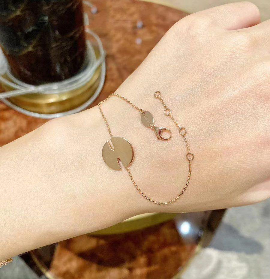 "Dream"-ARMBAND-SET, MOP, ROSÉGOLD, DIAMANTEN
