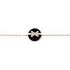 „Dream“ ARMBANDSET ONYX ROSÉGOLD DIAMANT