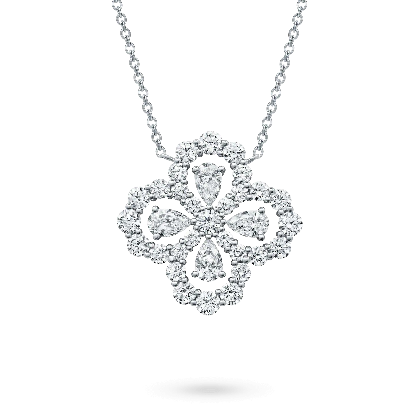 ¡®Dream¡¯LOOP NECKLACE FULL MOTIF DIAMOND 16MM MULTIPLE COLORS