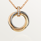 „Dream“-TRINITY-Halskette GOLD DIAMANTEN