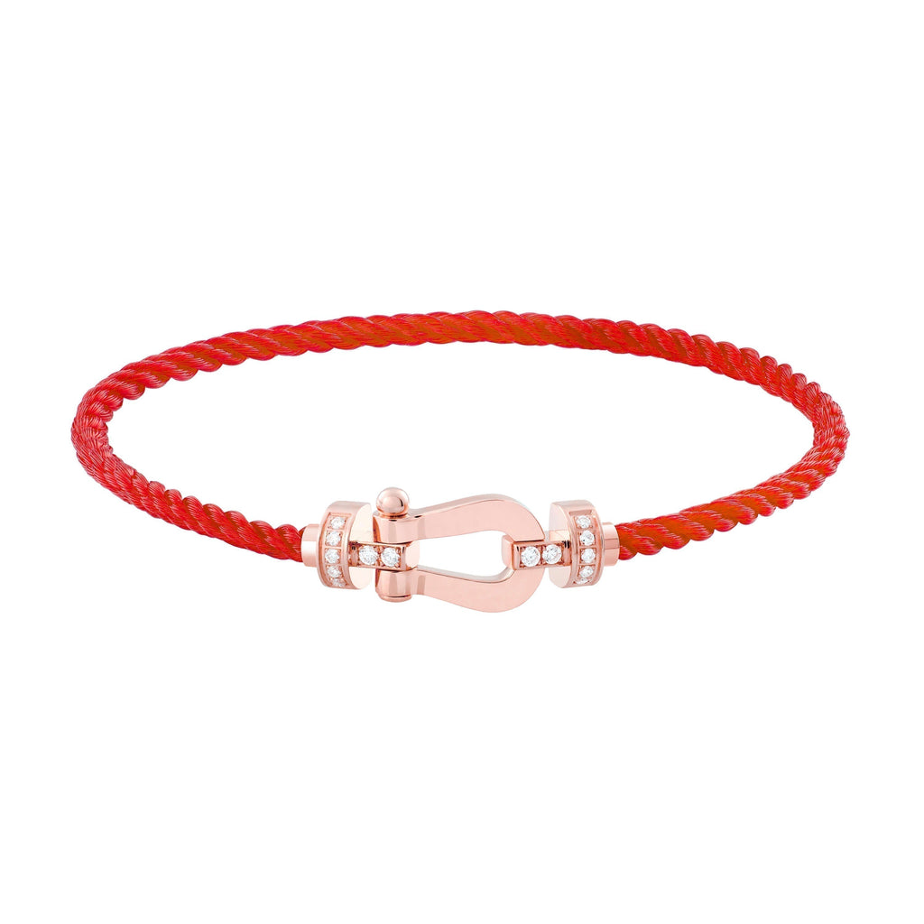 ¡®Dream¡¯FORCE 10 HALF DIAMOND PINK GOLD RED CORDERI LARGE AND MEDIUM MODEL