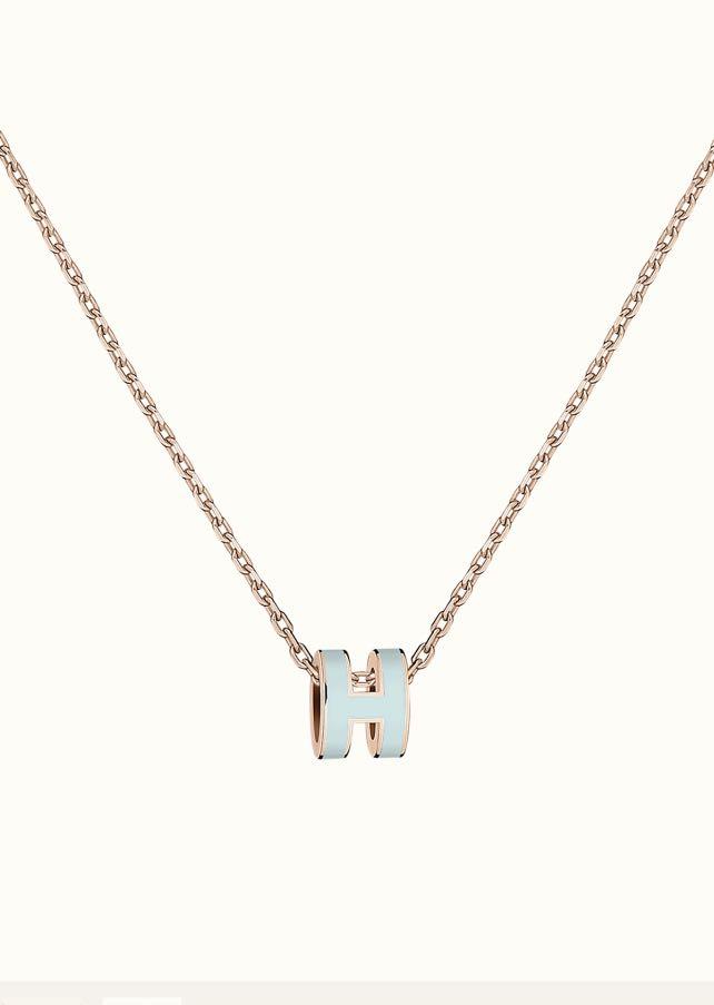 ¡®Dream¡¯POP H LIGHT BLUE NECKLACE