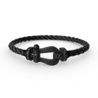¡®Dream¡¯FORCE GROSSE SERIE HUFEISEN SCHWARZES SAMURAI ARMBAND