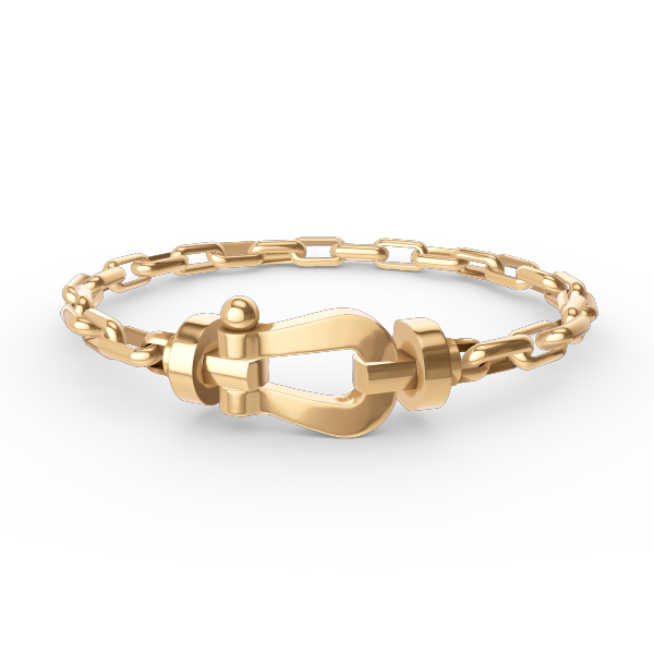 ¡®Dream¡¯FORCE LARGE HORSESHOE CLASP  METAL BRACELET