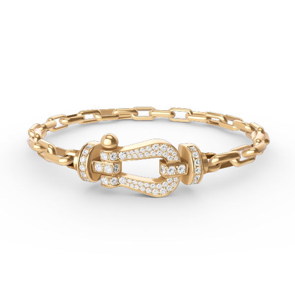 „Dream“-Metallarmband mit großem Hufeisenverschluss
