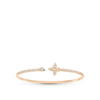 ¡®Dream¡¯IDYLLE PINK GOLD OPEN BRACELET DIAMOND PAVED