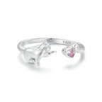 Niedliche Haustiere offener Ring Statement-Ring
