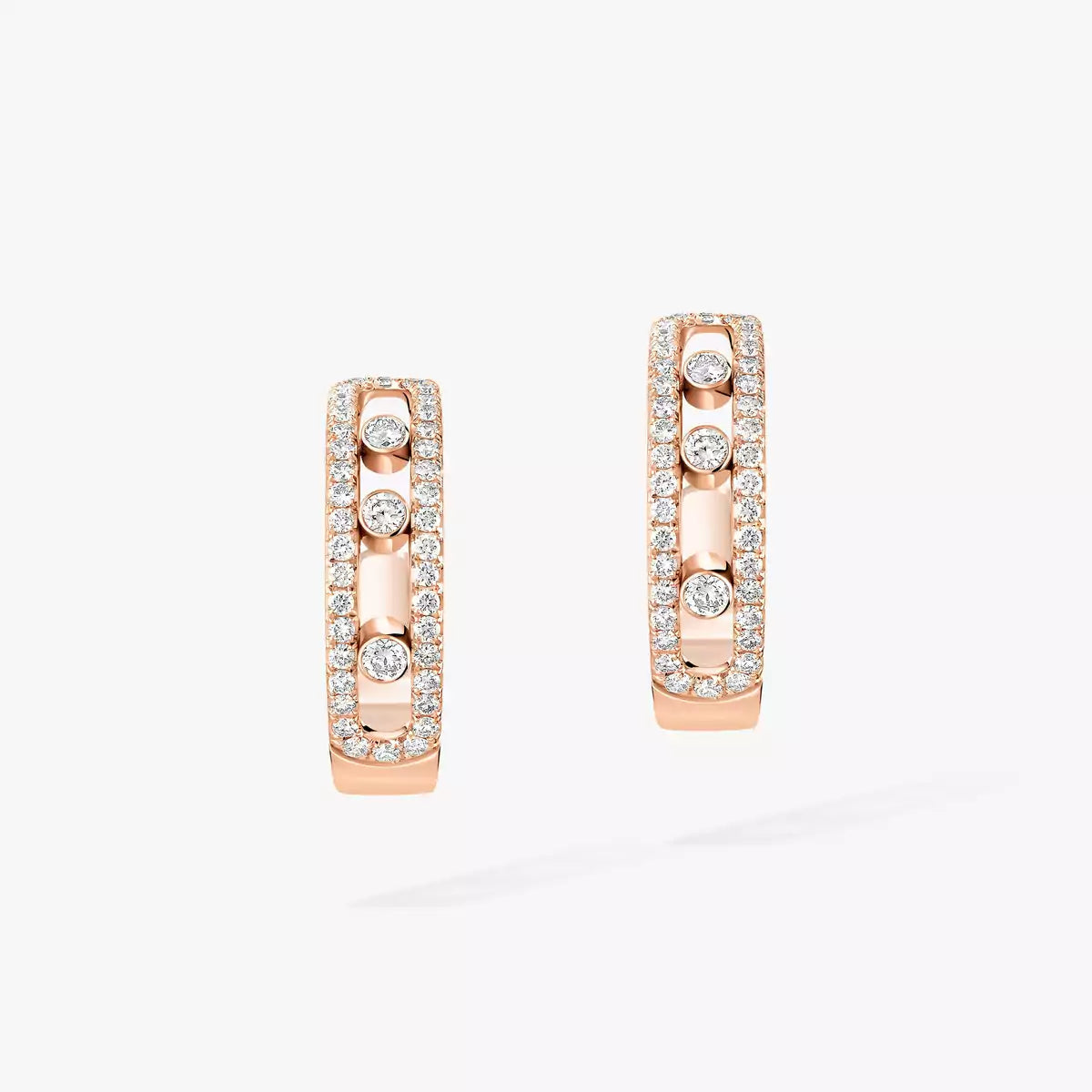 [Dream ]Diamond Pave_ Hoop Earrings Move