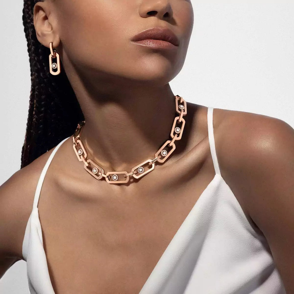 [Dream ] So Move XL Diamond Hoop Earring