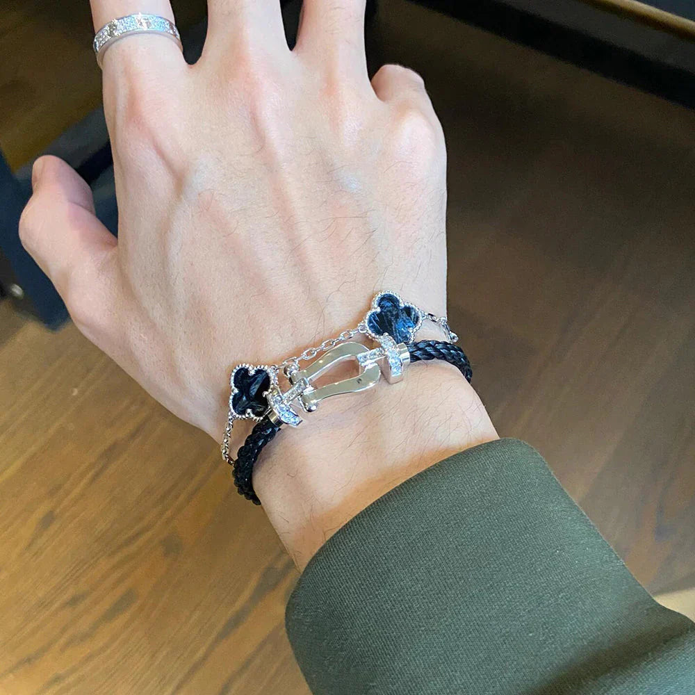 [Dream]New CLOVER 5 MOTIF PIETERSITE BRACELET COLLECTION
