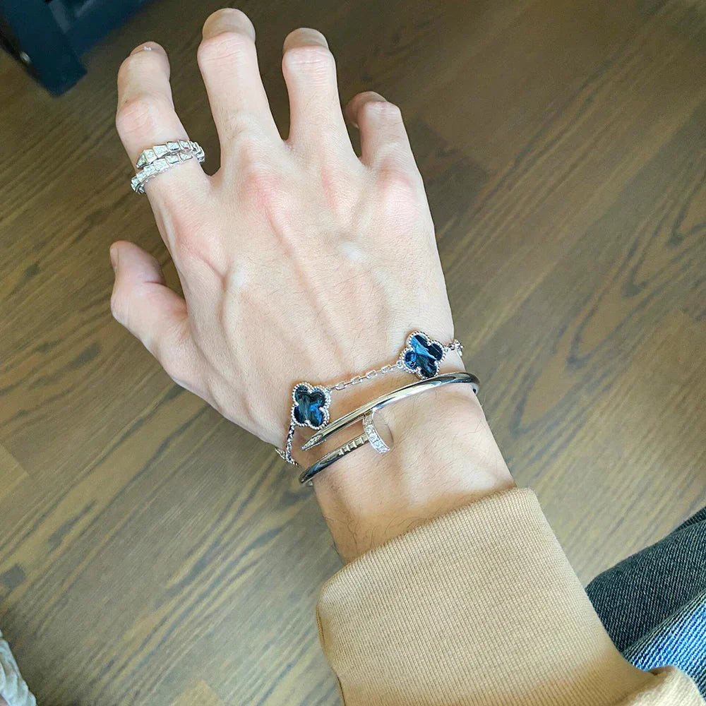 [Dream]New CLOVER 5 MOTIF PIETERSITE BRACELET COLLECTION