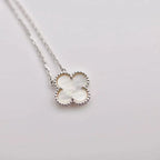 ¡®Dream¡¯CLOVER  15MM WHITE MOTHER-OF-PEARL SILVER