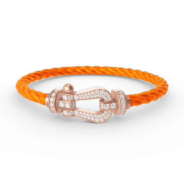 ¡®Dream¡¯FORCE LARGE HORSESHOE FULL DIAMOND BRACELET ROSE GOLD