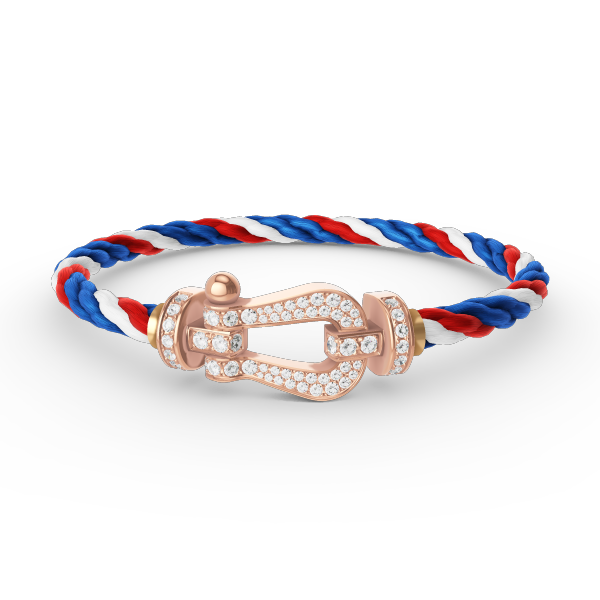 ¡®Dream¡¯FORCE LARGE HORSESHOE FULL DIAMOND BRACELET ROSE GOLD