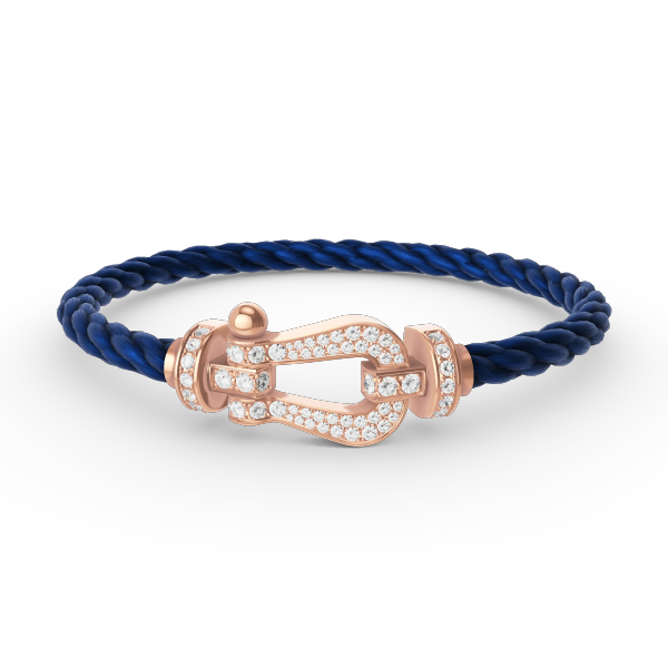¡®Dream¡¯FORCE LARGE HORSESHOE FULL DIAMOND BRACELET ROSE GOLD