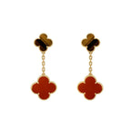 ¡®Dream¡¯CLOVER  2 MOTIV  TIGERAUGE CARNELIAN OHRRINGE