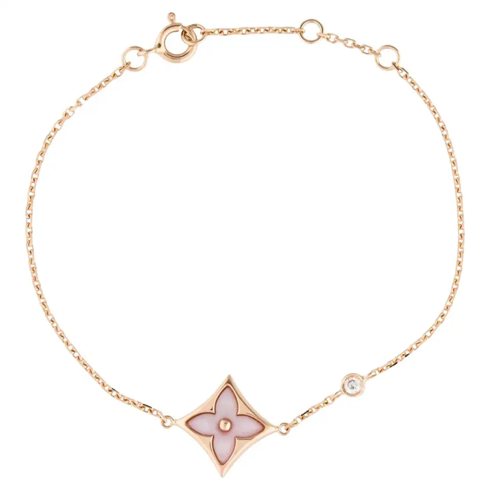 ¡®Dream¡¯STAR 1 DIAMOND PINK GOLD BRACELET
