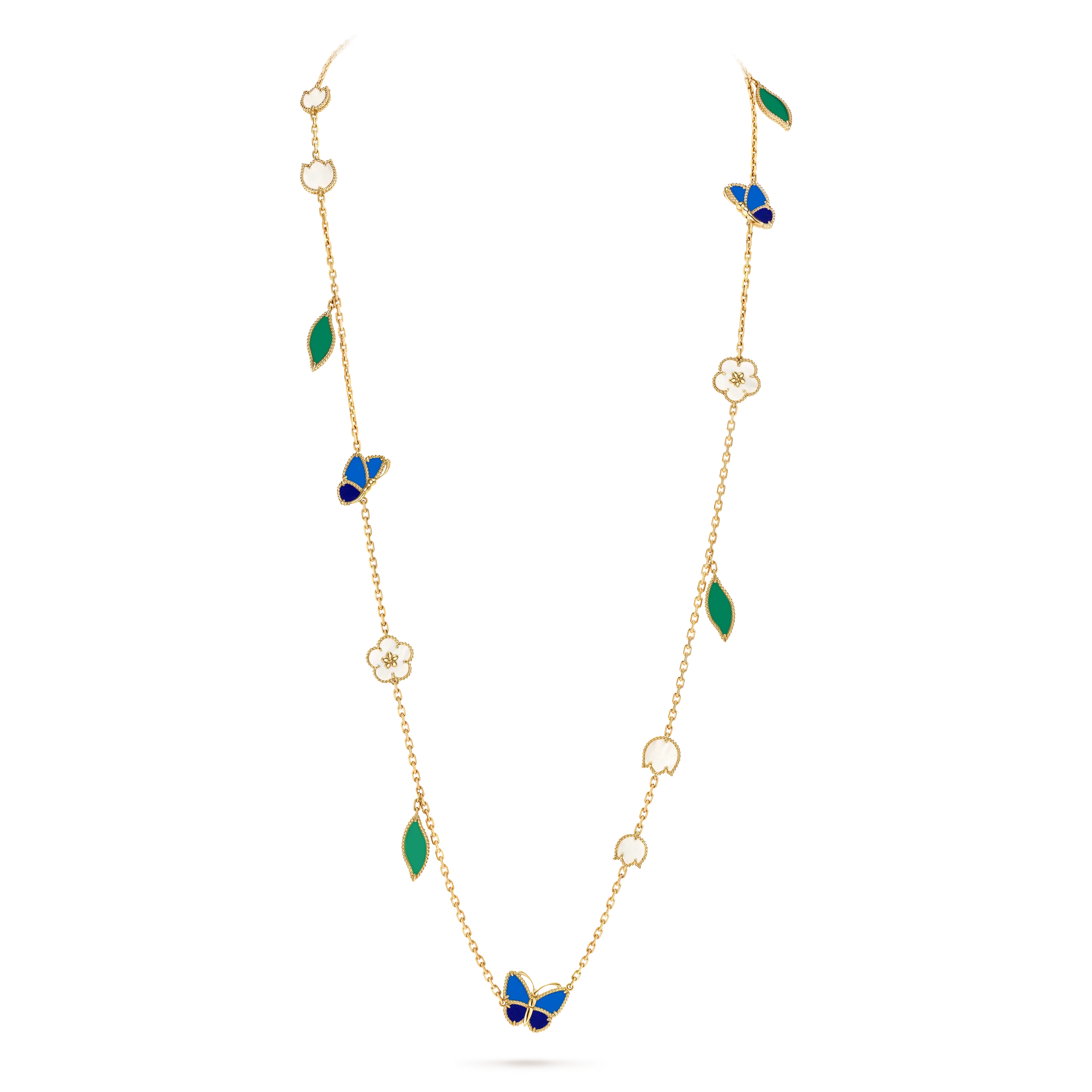 [Dream] 26個の新しいクローバー15個のモチーフのラッキーネックレス