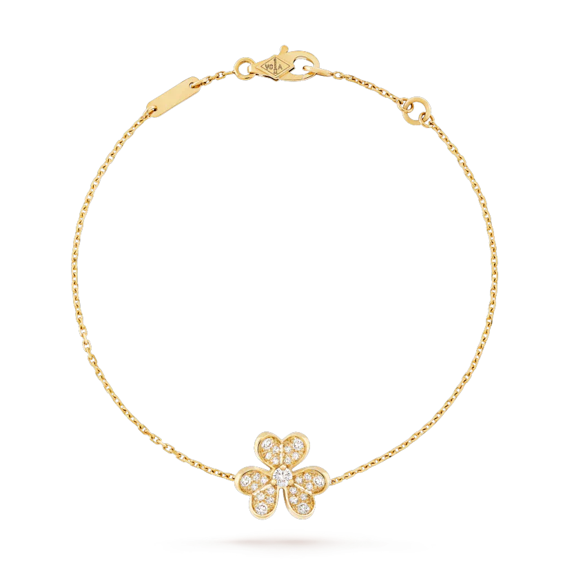 ¡®Dream¡¯FRIVOLE GOLD FLOWER DIAMOND BRACELET