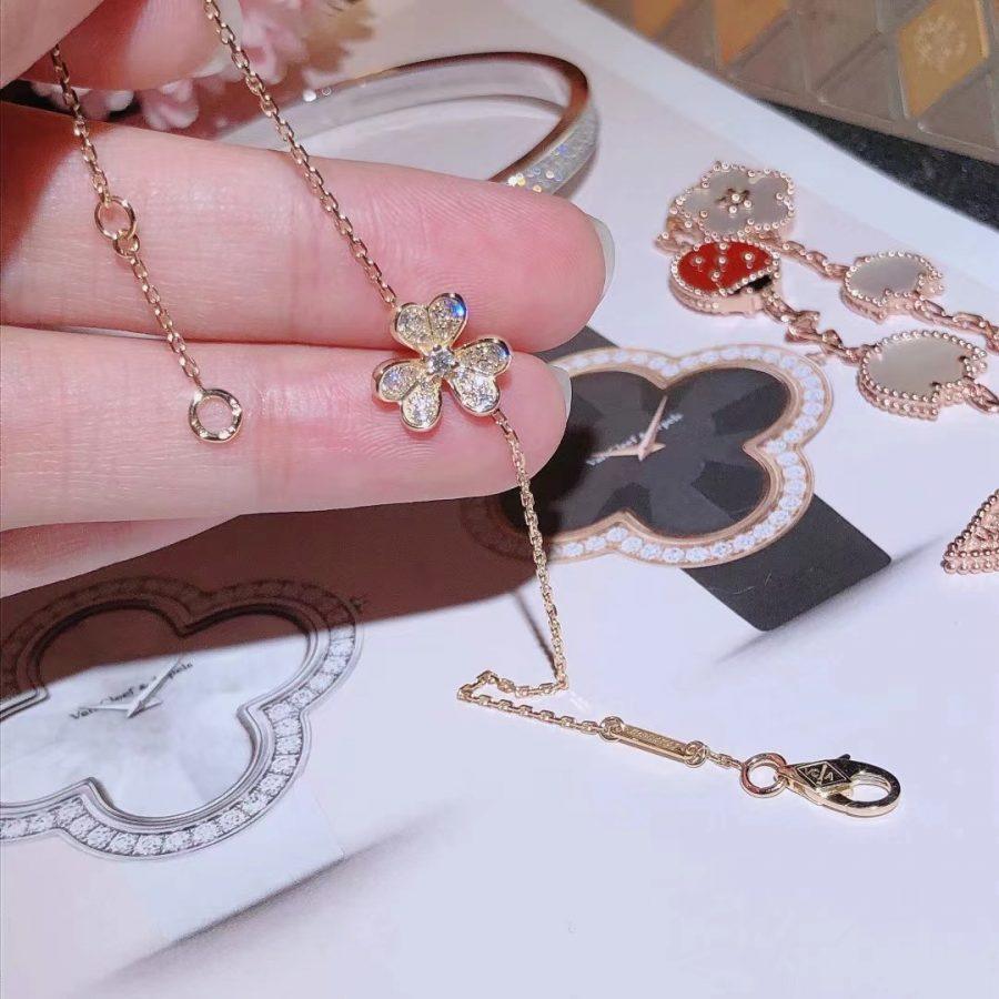 ¡®Dream¡¯FRIVOLE GOLD FLOWER DIAMOND BRACELET