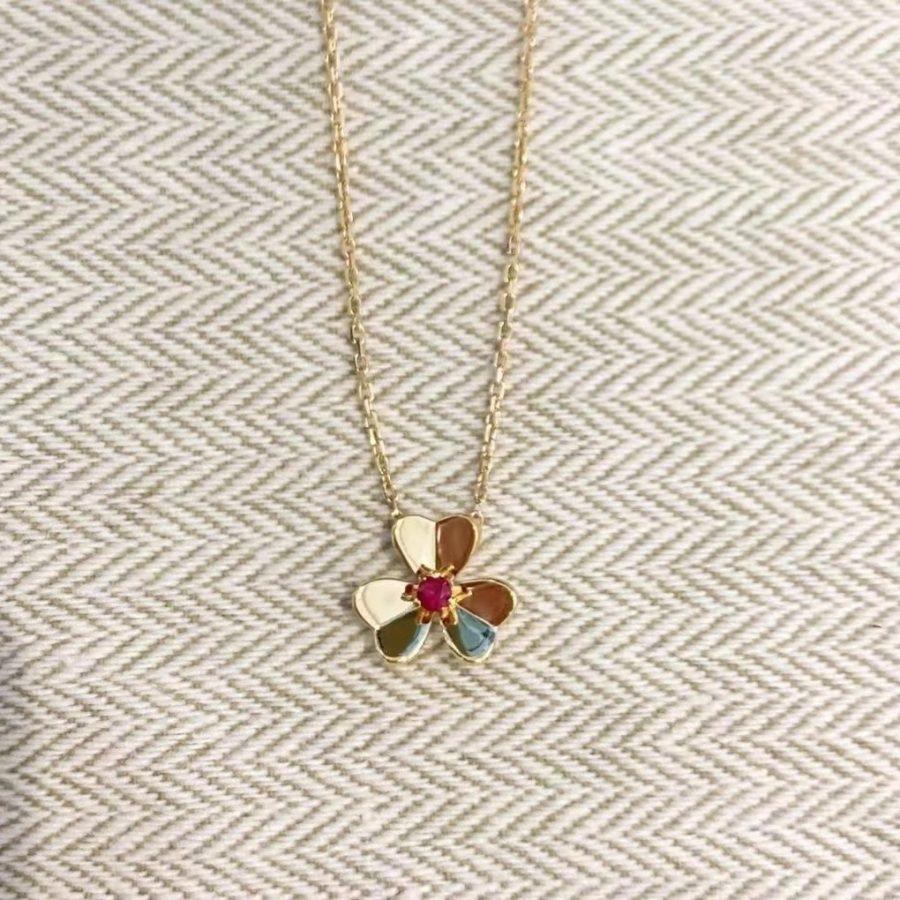 ¡®Dream¡¯FRIVOLE GOLD FLOWER NECKLACE
