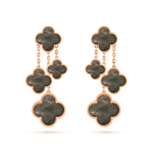 ¡®Dream¡¯CLOVER OHRRINGE DUNKLER PERLMUTT 4 MOTIVE ROSÉGOLD