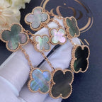 ¡®Dream¡¯CLOVER OHRRINGE DUNKLER PERLMUTT 4 MOTIVE ROSÉGOLD