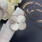 ¡®Dream¡¯CLOVER 25MM SILVER BIG CLOVER NECKLACE