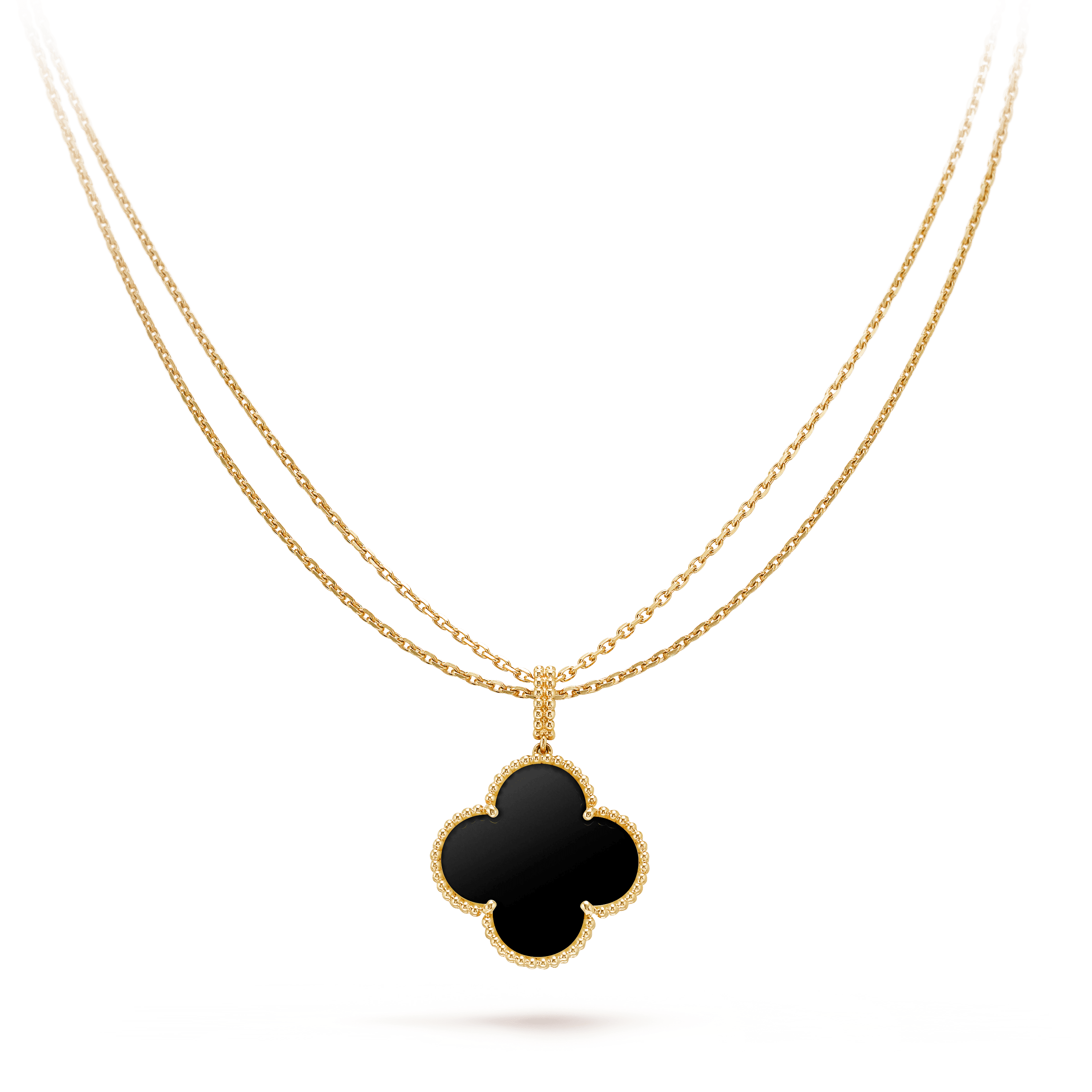 „Dream“ KLEE 25MM GOLD ONYX GROSSE KLEEHALSKETTE