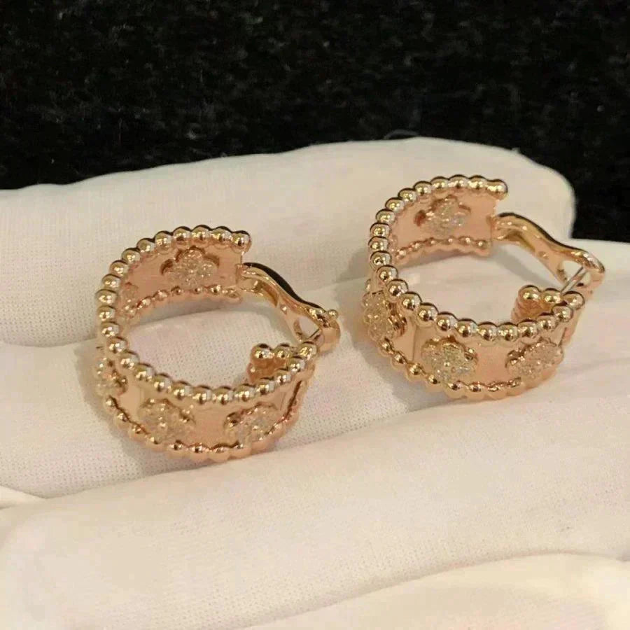 「ドリーム」パーリーダイヤモンドピアス