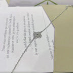 „Dream“CLOVER EINZELNE BLUMENARMBAND SILBER