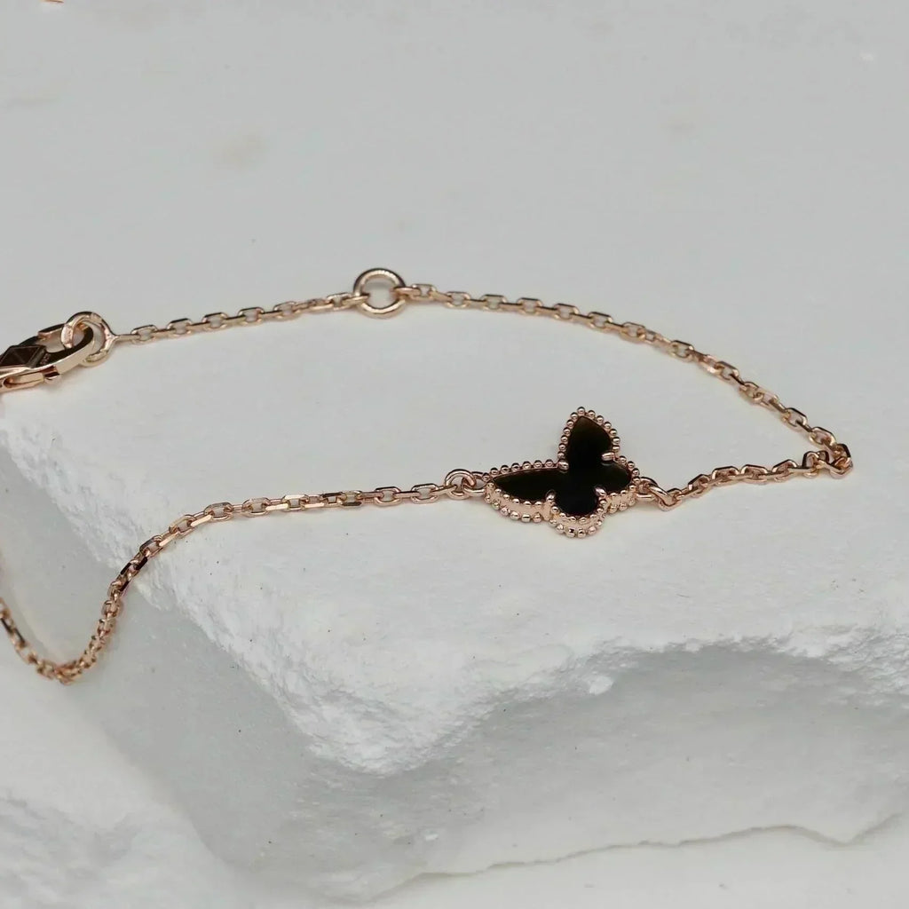 ¡®Dream¡¯BUTTERFLY ONYX  BUTTERFLY BRACELET