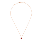 ¡®Dream¡¯SWEET CLOVER CARNELIAN HEART NECKLACE