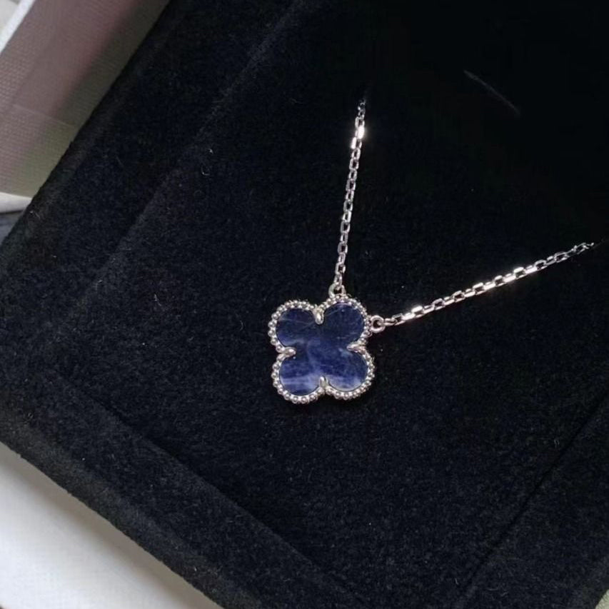 ¡®Dream¡¯CLOVER 15MM PIETERSIT HALSKETTE SILBER