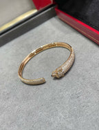 ¡®Dream¡¯PANTHERE FULL DIAMOND OPEN BRACELET