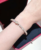 ¡®Dream¡¯PANTHERE FULL DIAMOND OPEN BRACELET