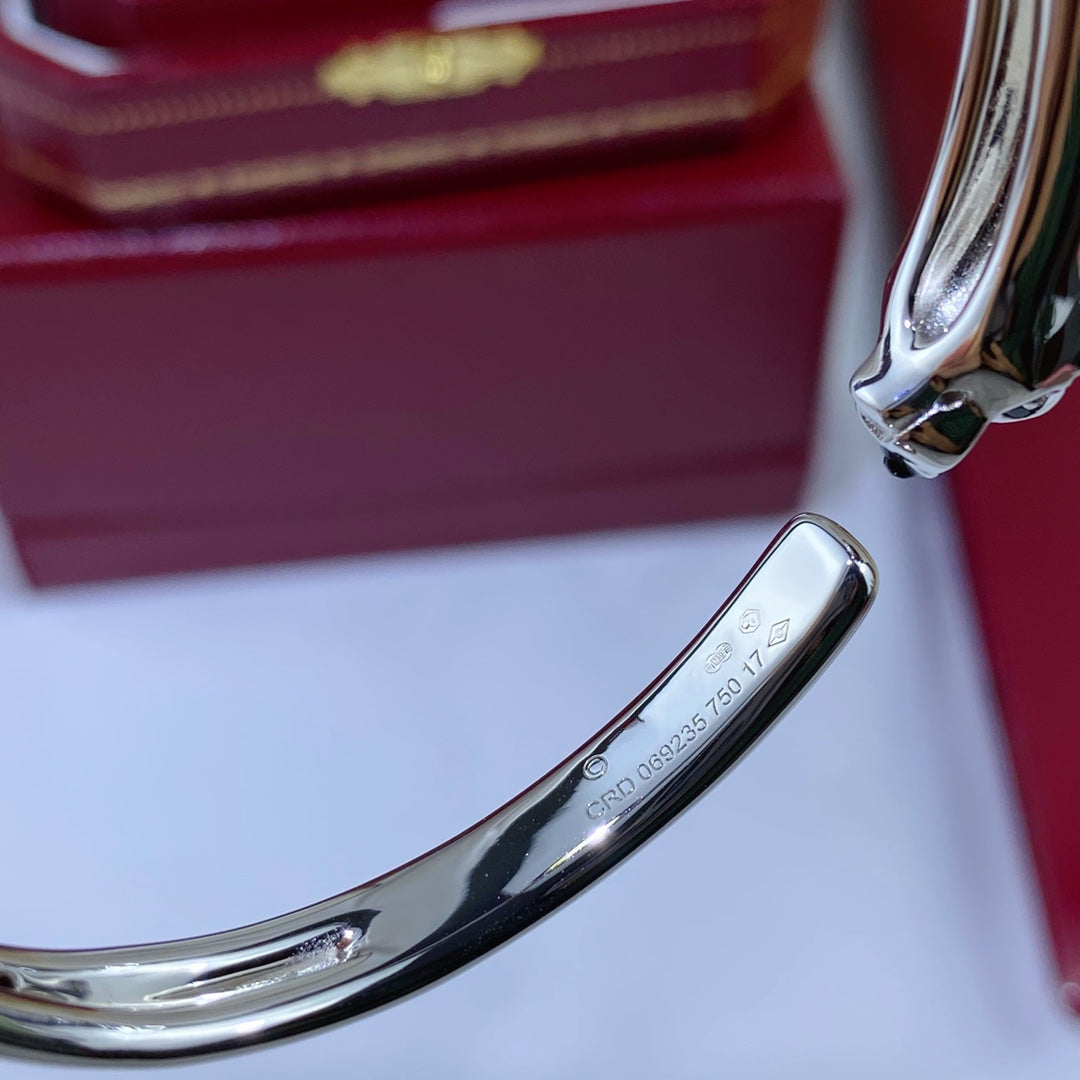¡®Dream¡¯PANTHERE SILVER OPEN BRACELET