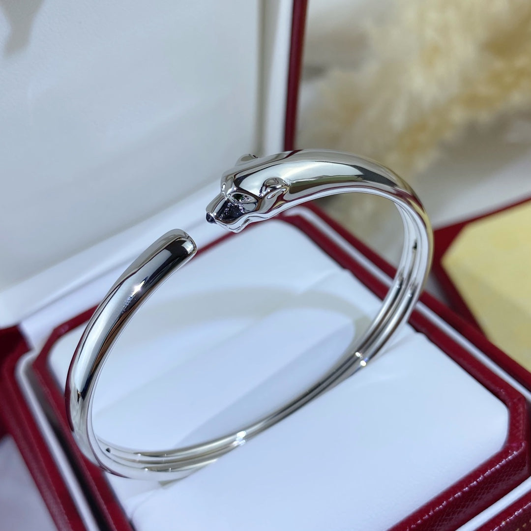 ¡®Dream¡¯PANTHERE SILVER OPEN BRACELET