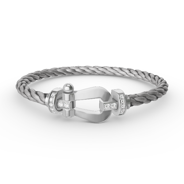 "Dream"FORCE GROSSES HUFEISEN HALBDURCHMESSER ARMBAND SILBER