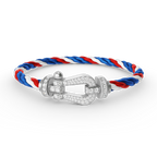 ¡®Dream¡¯FORCE LARGE HORSESHOE FULL DIAMOND BRACELET SILVER