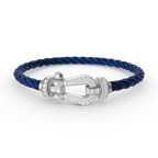 ¡®Dream¡¯FORCE LARGE HORSESHOE FULL DIAMOND BRACELET SILVER