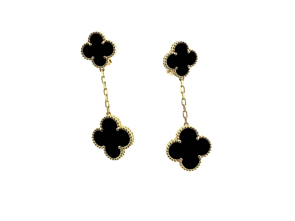 ¡®Dream¡¯CLOVER 2 MOTIFS  EARRINGS (MULTIPLE CHOICESC