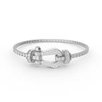 ¡®Dream¡¯FORCE  LARGE HORSESHOE FULL DIAMOND TENNIS BRACELET